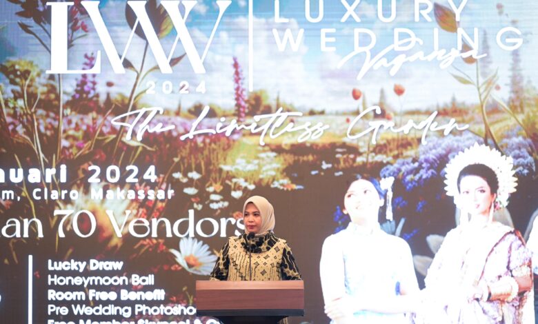 Resmi Buka Luxury Wedding Vaganza 2024, Lia Firman: Pendorong Ekonomi Makassar