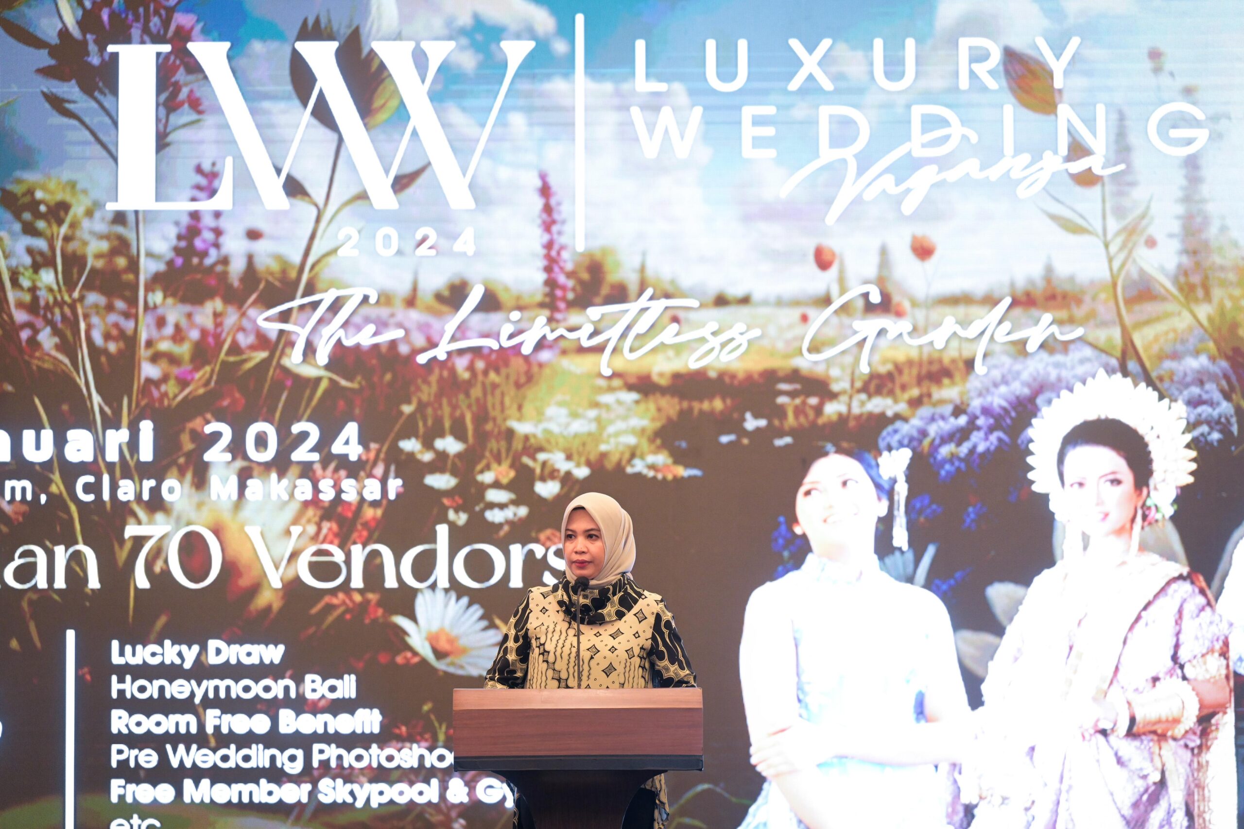 Resmi Buka Luxury Wedding Vaganza 2024, Lia Firman: Pendorong Ekonomi Makassar