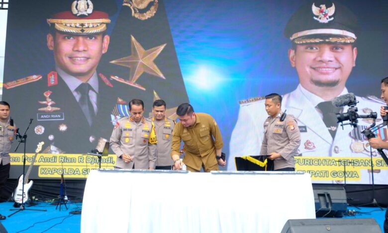 Pemkab Gowa Bersama Polda Sulsel Salurkan 4.000 Paket Sembako ke Masyarakat