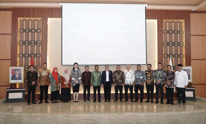 Bupati Mohamad Irwan Hadiri Penyerahan LHP BPK Sulteng Semester II 2023