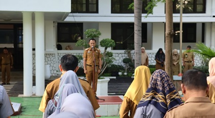 Plt Kadis DKP Makassar Ajak Jajaran Pemkot Makassar Ciptakan Pemilu Damai