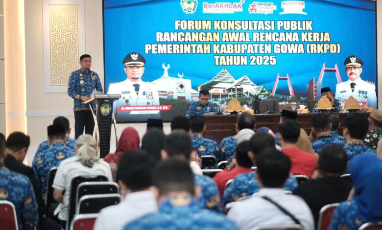 RKPD Tahun 2025, Pemkab Gowa Fokus Pada Pembangunan SDM