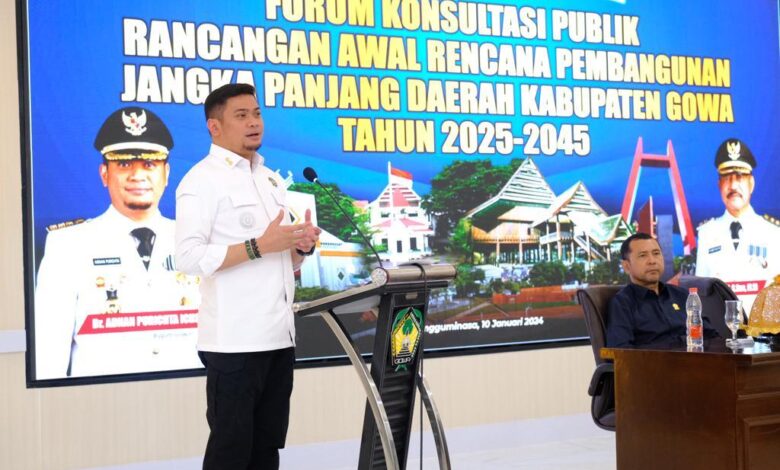 RPJPD 2025-2045 Kabupaten Gowa Difokuskan untuk Keberlanjutan Pembangunan Daerah