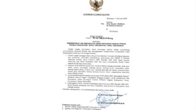 Pj Gubernur Sulsel Keluarkan Surat Edaran Pembentukan TPAKD Hingga Tingkat Desa dan Kelurahan