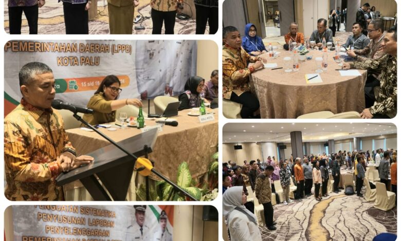 Wali Kota Palu Buka Bimtek Fasilitasi LPPD 2023 di Jakarta