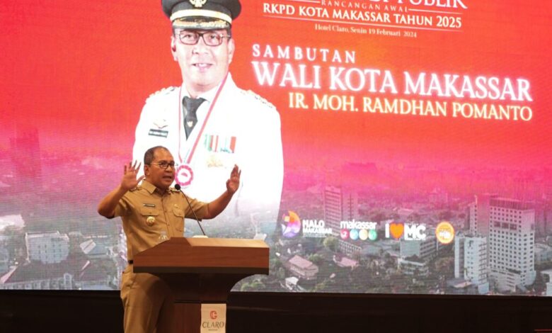 Danny Pomanto Tekankan Pembangunan Low Carbon di FKP RKPD Makassar 2025