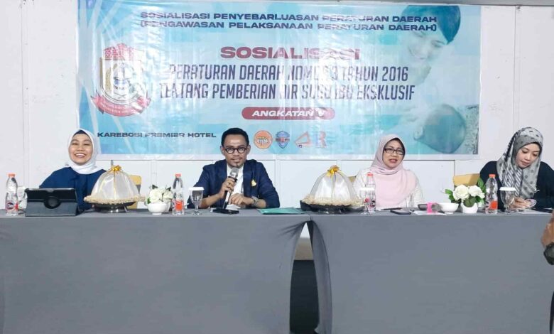 Jaga Tumbuh Kembang Anak, Saharuddin Said Sosialisasikan Perda ASI Ekslusif