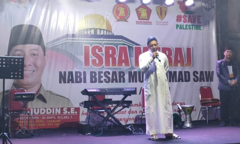 Peringati Isra Mikraj Bersama Relawan, H Najmuddin Ajak Tauladani Nabi Muhammad