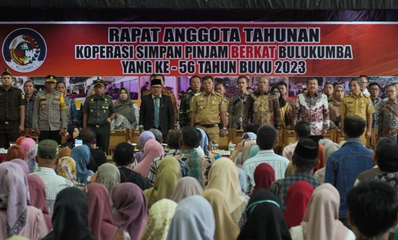 Hadiri RAT Koperasi Berkat, Andi Makkasau Puji Kinerja Bupati Andi Utta