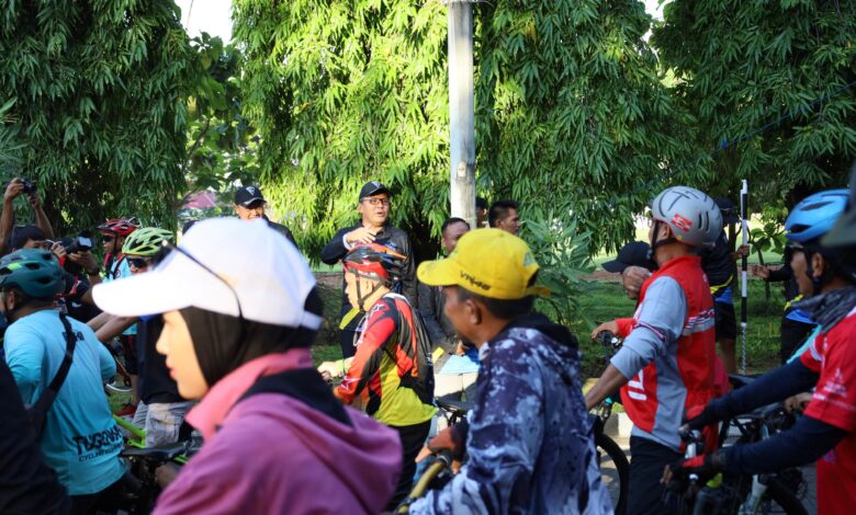 HUT POM AL ke-78, Danny Pomanto Ikut Fun Bike Sejauh 8 Kilometer