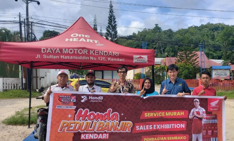 Bentuk Kepedulian kepada Masyarakat Kendari, Astra Motor Menyalurkan Bantuan kepada Korban Banjir