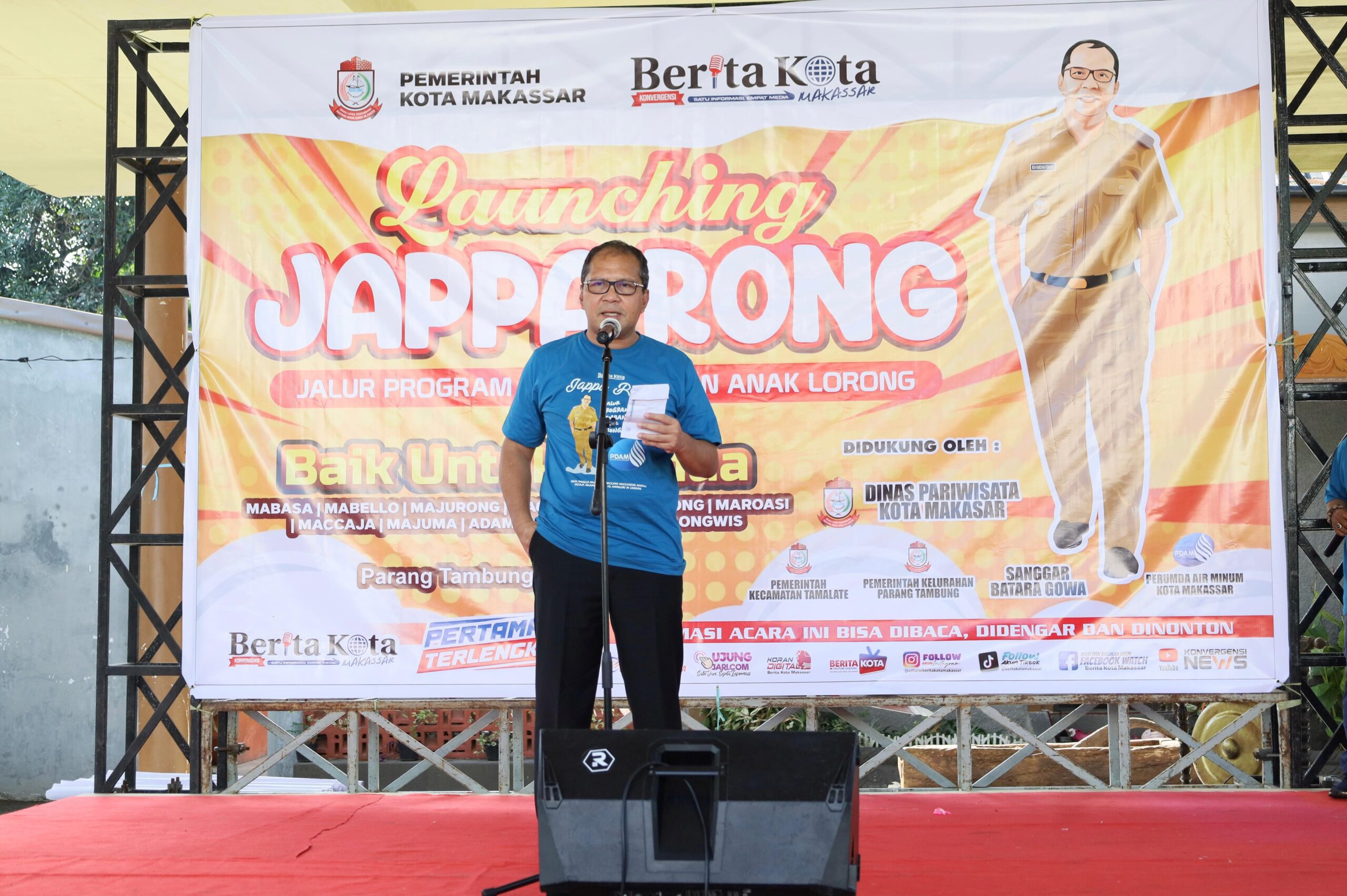 Danny Pomanto Launching Jappa Rong, Inovasi BKM Dukung Program Pemkot Makassar