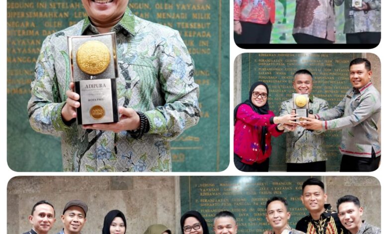 Wali Kota Palu Terima Langsung Tropi Penghargaan Adipura 2023/2024