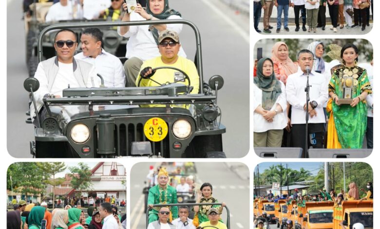 Pemkot Palu Gelar Kirab Piala Adipura 2023 Keliling Kota