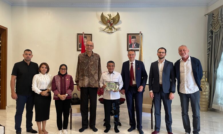 Temui Hadianto Rasyid, Dubes LBBP Ceko Bahas Pengembangan Moda Transportasi Kota Palu