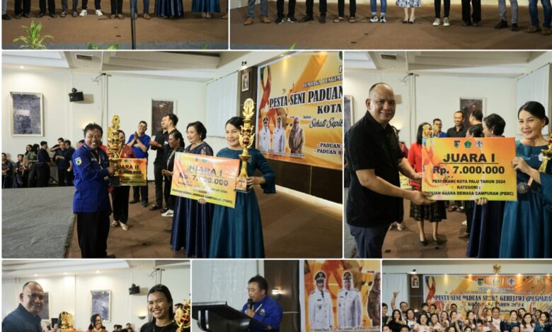 Pesparawi Antar Gereja se-Kota Palu Ditutup, Ini Yang Juara!