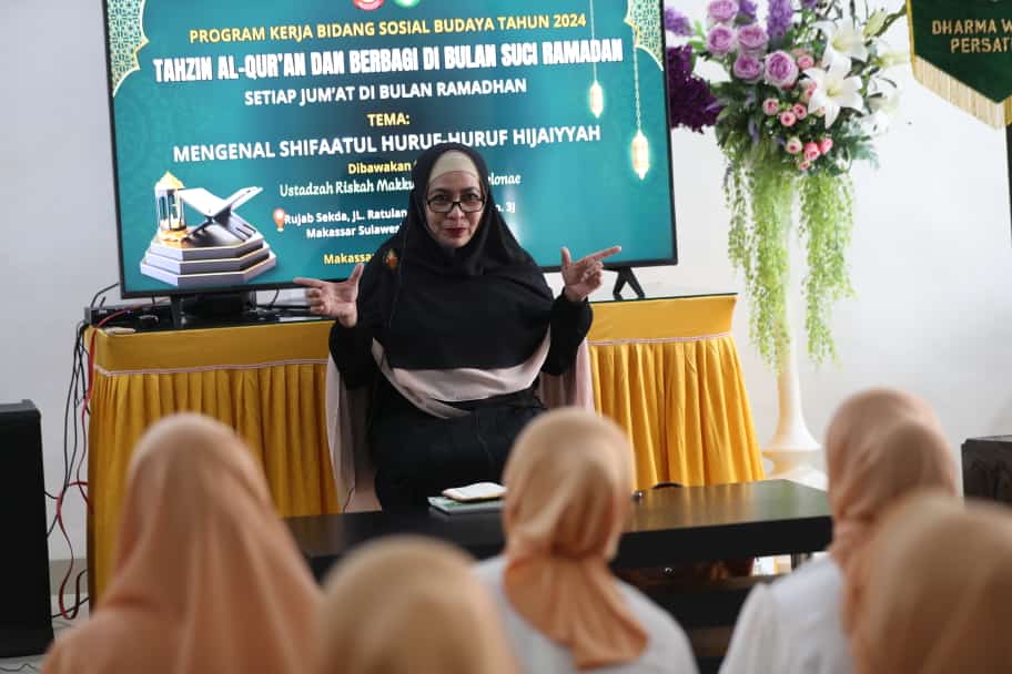 DWP Kota Makassar Gelar Tahsin Al-Quran dan Berbagi Takjil, Fadliah Firman: Momentum Memupuk Keberkahan dalam Kebersamaan