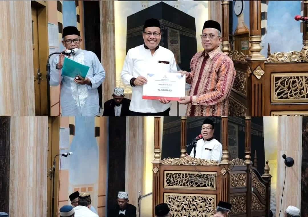 Dukung Program Keagamaan, H Dahyal Salurkan Dana Hibah Pemkot Makassar di Masjid Besar Al Amin