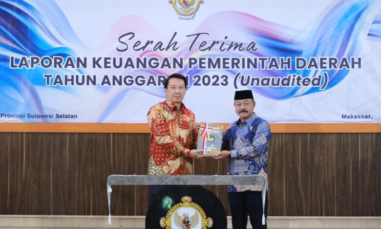 Serahkan LKPD TA 2023, Abdul Rauf Harap Gowa Raih WTP ke-12 Kalinya