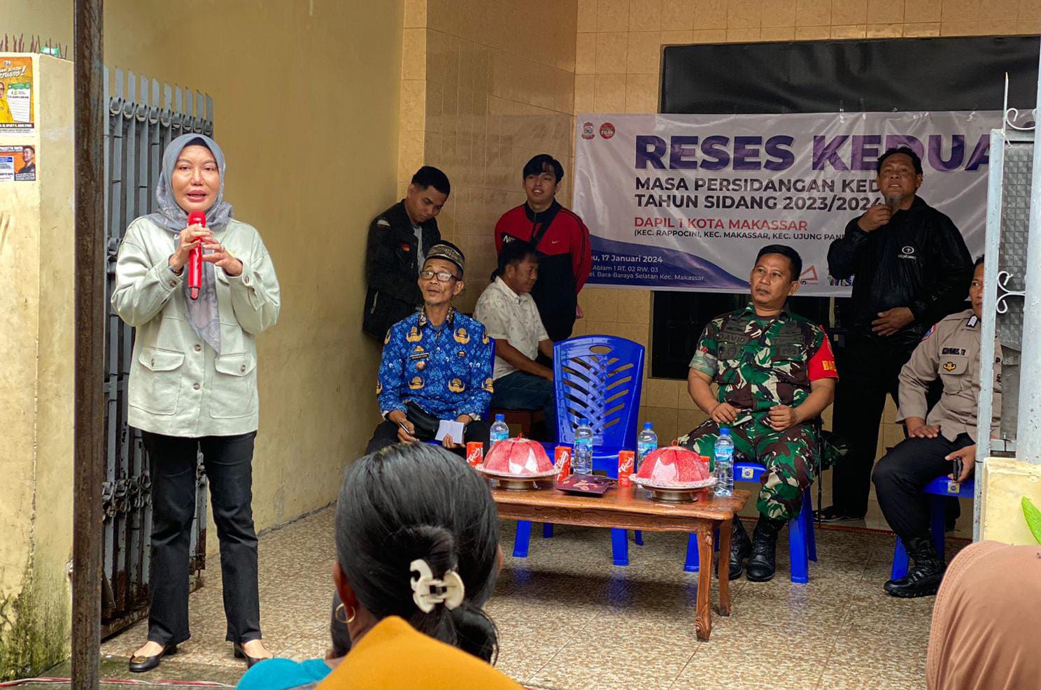 Anggota DPRD Makassar Rezki Terima Aspirasi Masyarakat di Dua Lokasi Reses