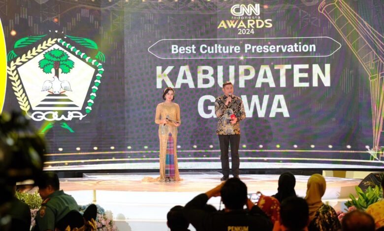 Pemkab Gowa Raih Dua Penghargaan di CNN Indonesia Awards 2024