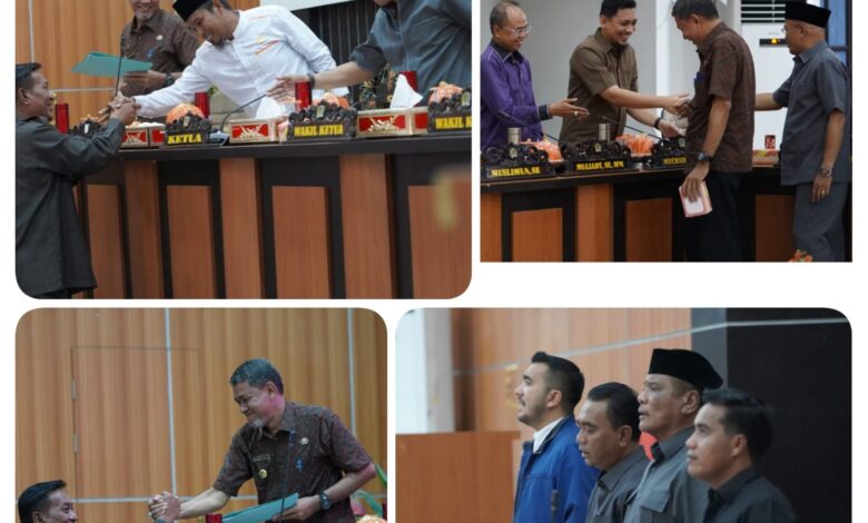 Seluruh Fraksi DPRD Palu Setujui Lima Ranperda Kota Palu