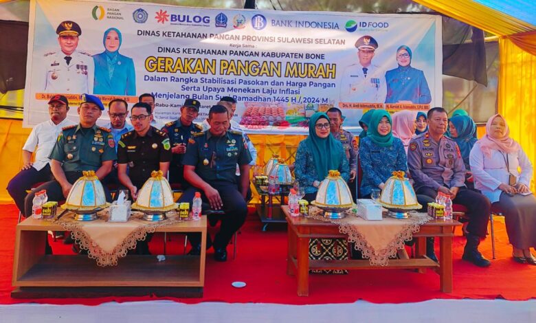 Jelang Bulan Suci Ramadhan Pemkab Bone Gelar Gerakan Pangan Murah