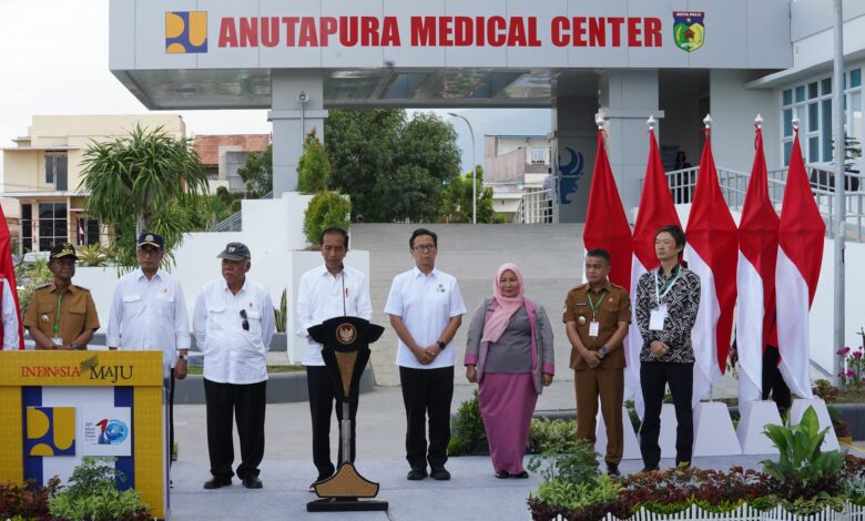 Wali Kota Hadianto Rasyid Dampingi Jokowi Resmikan RSUD Anutapura Palu