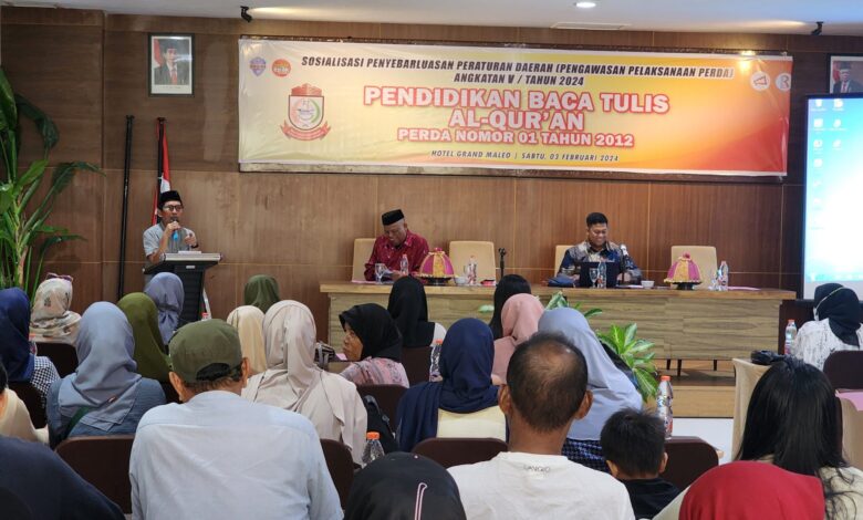 Anggota DPRD Muchlis Misbah Minta Warga Amalkan Pendidikan Al-Quran