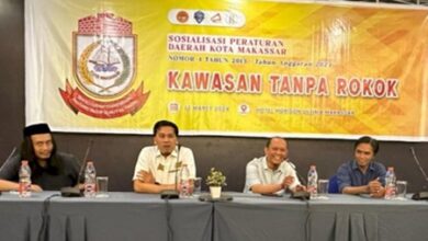 Wakil Ketua DPRD Makassar Nurhaldin Bahas Penerapan Perda Kawasan Tanpa Rokok di Makassar