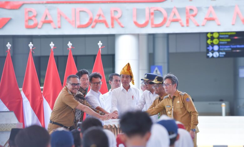 Gubernur Rusdy Mastura Dampingi Jokowi Resmikan 4 Bandara