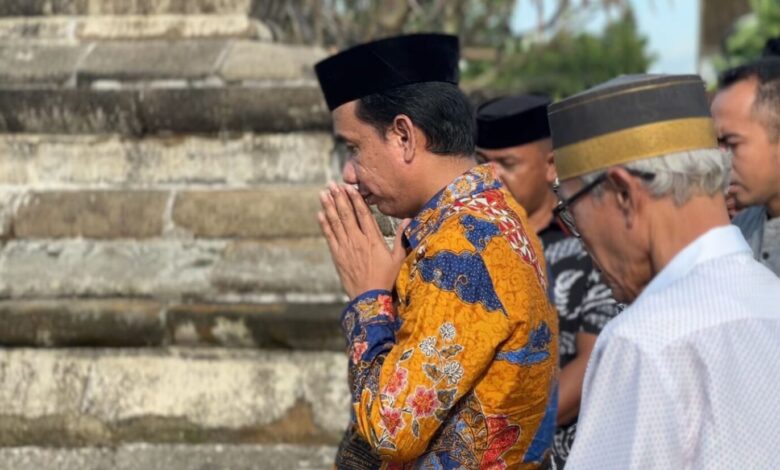 Ketua DPRD Makassar Rudianto Lallo Ziarah Makam Raja Gowa-Tallo