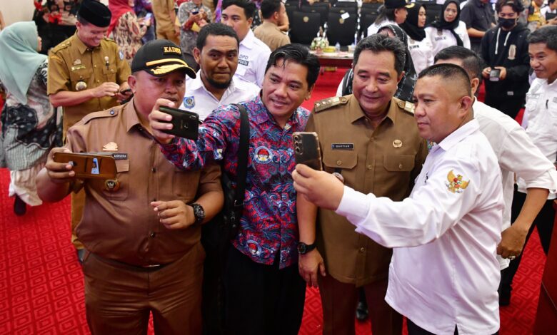 Pemilu Berjalan Damai, Pj Gubernur dan Kapolda Sulsel Silaturahmi Bersama Apdesi