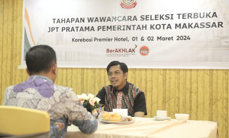 Lolos Tahapan Wawancara, PJ Sekda Minta 36 Peserta Lelang Jabatan Fokus Paparkan Inovasinya