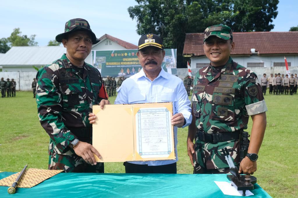 TMMD Ke-119 Selesai di Pattallassang, Wabup Gowa: Terimakasih TNI