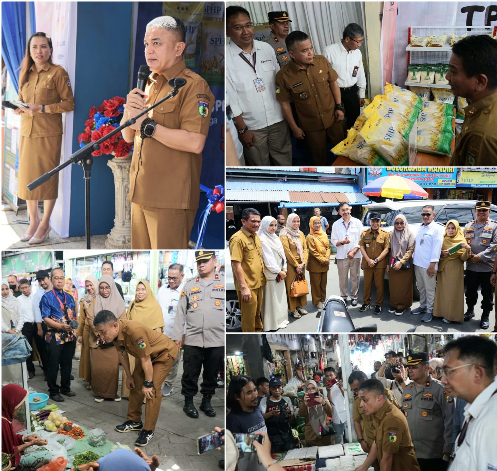 Wali Kota Palu Resmikan Warkop TPID Pasar Masomba