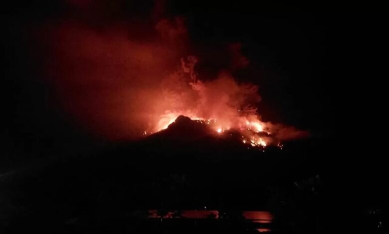 GUNUNG RUANG DI SULAWESI UTARA MELETUS !