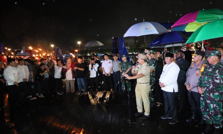 153 Kelurahan Ramaikan Festival Takbir dan Pawai Obor Wujud Makassar Kota Festival Tepian Air