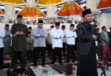 Danny Pomanto Bersama Pj Gubernur Sulsel Salat Ied di Masjid Kubah 99