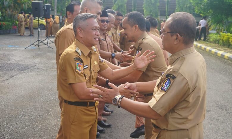 Pj Bupati Bone Pimpin Apel Akbar Pasca Libur Panjang Hari Raya Idul Fitri