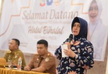 Ketua TP PKK Kota Makassar Perkuat Sinergi Lewat Halal Bihalal di Kecamatan Tamalanrea