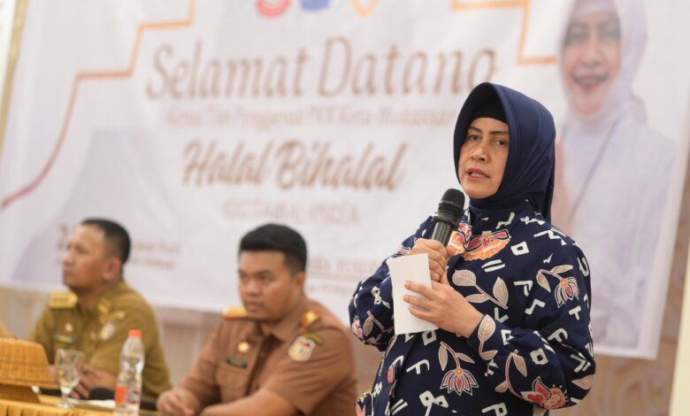 Ketua TP PKK Kota Makassar Perkuat Sinergi Lewat Halal Bihalal di Kecamatan Tamalanrea