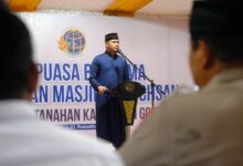 Bupati Adnan Resmikan Masjid Nur Ichsan Kantor BPN Gowa