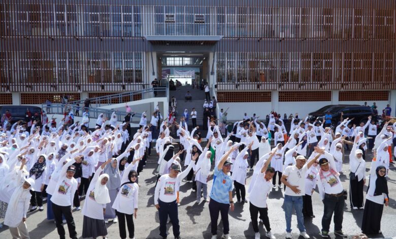 Launching Senam Sehat Haji, Edy Manaf Imbau JCH Bulukumba Jaga Kebugaran