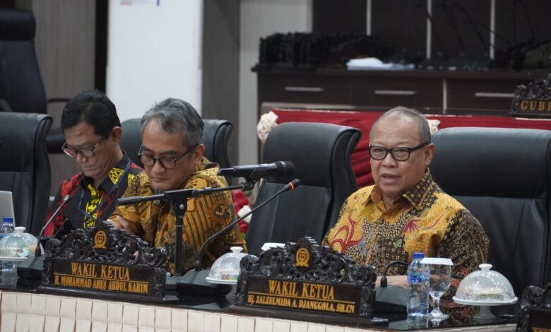 DPRD Sulteng Rakor Penguatan Komitmen Pencegahan Korupsi Bersama KPK