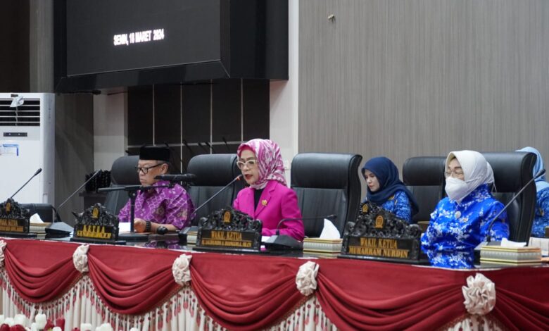 DPRD Sulteng Rapat Paripurna Bahas Laporan Hasil Reses