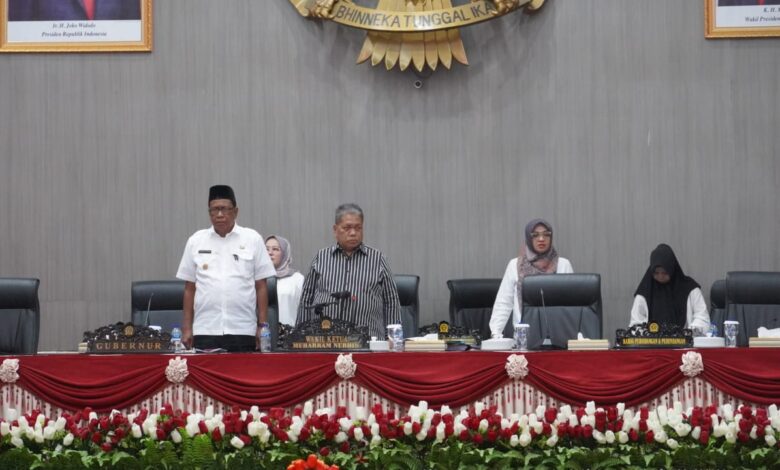 Rapat Paripurna Lanjutan, DPRD Sulteng Intensifkan Pembahasan Enam Raperda Sulteng
