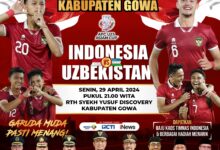 Dukung Timnas Indonesia, Pemkab Gowa Gelar Nobar Semifinal Asian Cup U-23