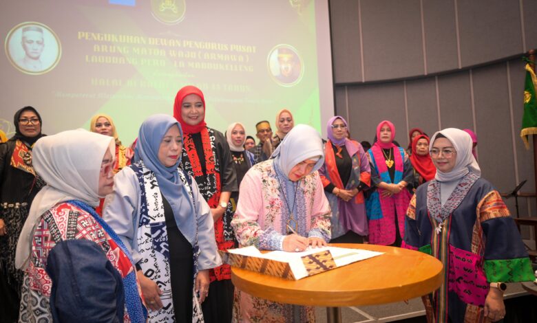 Indira Jadi Saksi Pengukuhan DPP Armawa La Oddang Pero - La Maddukelleng