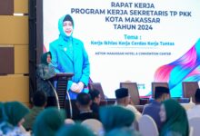 TP PKK Makassar Gelar Rapat Kerja Strategis untuk Tahun 2024